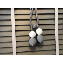 bebekokusu Sahara Home 4 Toplu Broçöl , Perde Süsü Fon Bağlama 4 Top