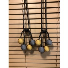 bebekokusu Ege’nin Atölyesinden Tavan Broçölü , Tavan Bağlama, Perde Aksesuarı 8 Top