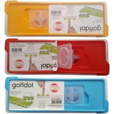 Gondol 3 Bas Parmak Silikon Buz Kalıbı 12 Bölmeli Renkli Buzluk Kullanımı Kolay