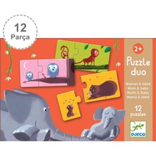 Djeco İkili Puzzle/ Duo Mom Baby