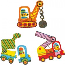 Djeco İkili Puzzle/ Vehicles