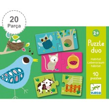 Djeco İkili Puzzle/ Duo Habitat