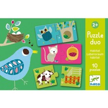 Djeco İkili Puzzle/ Duo Habitat