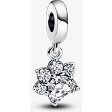 Pandora 792247C01-IŞILTILI Pati Izi Sallantılı Charm