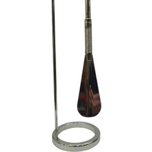 Sistem Yaylı Krom Ayakkabı Çekeceği Kereta 72 cm-Renksiz