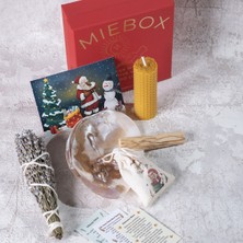 Mie Box Macabeli Enerji Seti (Incili Sedef Tütsülük+ Palo Santo+ Balmumu Mum+Lavanta Tütsü+ Kese Tuz)