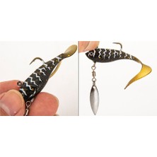 Silhouette Yumuşak Swimbait Kürek Kuyruk Cazibesi Yumuşak Bas Yem Kürek Kuyruk Yüzmek Yem Bas Alabalık Walleye Crappie (Yurt Dışından)