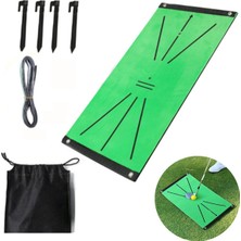 Silhouette Golf Salıncak Mat Vuruş Yörünge Yönü Algılama Eğitim Pedi Iç Mekan/dış Mekan Salınım Algılama Vuruşu (Yurt Dışından)