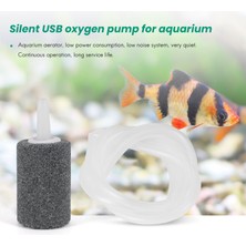 Silhouette USB Mini Havalandırma Pompası Hava Pompası Akvaryum Havalandırıcı Ultra Sessiz Mini Balık Tankı Balık Tutmak Oksijen Pompası ——siyah (Yurt Dışından)