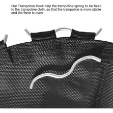 Silhouette 10 Adet Trambolin W Kanca Dayanıklı Trambolin Demir Çubuk Kanca Ev Atlama Yatağı W Kanca Trambolin Aksesuarları (Yurt Dışından)