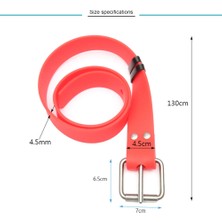 Silhouette 85CM-1. Silikon Dalış Ağırlık Kemeri Bel Ağırlığı Hızlı Serbest Bırakma Tokası Tüplü Serbest Dalış Için Balıkçılık-Yeşil (Yurt Dışından)