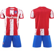 Silhouette 2022 Avrupa Kupası Club Fan Futbol Real Atletico Home Pantolon + Elbise Seti-Xxl (Yurt Dışından)