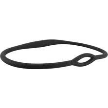 Silhouette Tüplü Dalış Silikon Regülatör Kolye Tutucu Esnek Ağızlık Regülatör Kolye Yüzük Ahtapot Tutucu 18 cm Siyah (Yurt Dışından)