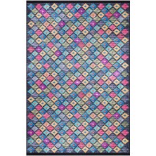 Frenda Home Kilim Desen Pamuk Taban Baskılı Halı