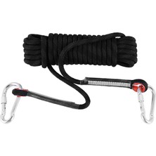 Silhouette Açık Kaya 12MM Ev Yangın Acil Kaçış Halatı Çok Fonksiyonlu Ağır Halat Yürüyüş Mağaracılık Kamp Için (Yurt Dışından)