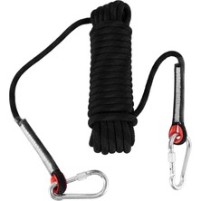 Silhouette Açık Kaya 12MM Ev Yangın Acil Kaçış Halatı Çok Fonksiyonlu Ağır Halat Yürüyüş Mağaracılık Kamp Için (Yurt Dışından)