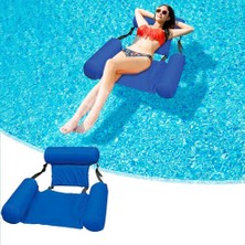 Silhouette Şişme Şamandıra Sıralı Yüzen Sandalye Arkalığı Recliner Yüzen Yatak Kanepe Açık Şişme Yüzme Yüzen Sandalye (Yurt Dışından)