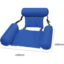 Silhouette Şişme Şamandıra Sıralı Yüzen Sandalye Arkalığı Recliner Yüzen Yatak Kanepe Açık Şişme Yüzme Yüzen Sandalye (Yurt Dışından)