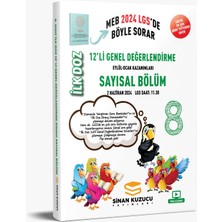 Sinan Kuzucu Yayınları 2024 LGS 8. Sınıf İlk Doz 12'li Genel Değerlendirme Sınav Seti - Türkiye Geneli Değerlendirme Sınavı