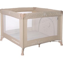 Lorelli Sunny Playground Oyun Parkı Oyun Alanı 100X100 cm - Fog Beige Star