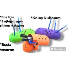 Allerar Silicon Crocs Süslü Kalem Kutusu Yeni Ürün turuncu