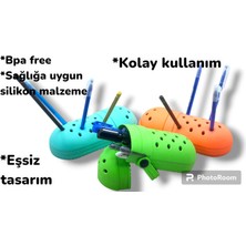 All Wear Silicon Crocs Süslü Kalem Kutusu Yeni Ürün yeşil