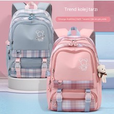 FastDeal Store Ortaokul Öğrencisi Okul Çantası, Ortaokul Öğrencisi Kız, Yüksek Kaliteli Sırt Çantası, Büyük Kapasiteli, Küçük Taze Kız (Yurt Dışından)