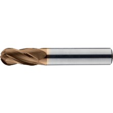 Fett Kraft 3 mm 4 Ağız Küresel Uzun Karbür Parmak Freze