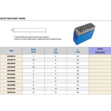 Fett 1mm Masus Siyah Çelik Ters Harf Takımı M265010