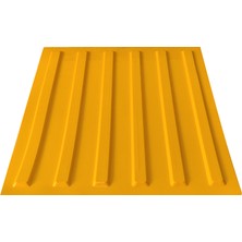 İleri Trafik Engelli Takip Yüzeyi 40X40CM Çizgili