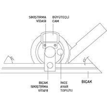 Fett 200MM/8" Asimeto Üniversal Açı Ölçer AS-490067