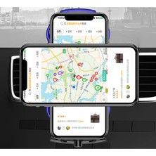 Mega Oto Market Kablosuz Şarj Oto Telefon Tutucu Havalandırma Tip Yeni Nesil