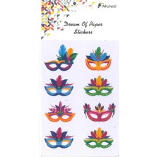 Tüftürük  MUNİS  Kaliteli Çocuk Sticker (1 Sayfa, Boyut A6 )