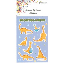 Tüftürük MUNİS Kaliteli Çocuk Sticker (1 Sayfa, Boyut A6 )