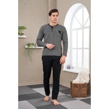 Pjs 23709 Erkek Patlı Jakarlı Pijama Takım