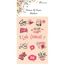 Tüftürük MUNİS Kaliteli Çocuk Sticker (1 Sayfa, Boyut A6 )