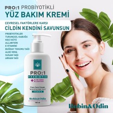 Robin&Odin Probiyotikli Yüz Bakım Kremi / Probiyotikler E Vitamini Aloe Vera Susam Yağı Argan Yağı içeren