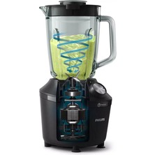 Philips Cam Sürahili Blender, Problend Sistemi, 2 L Kapasite, 2 Hız ve Darbe Ayarı, 600W