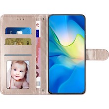 4U Sky Xiaomi Poco M3 Pro 4g/5g/redmi Note 10 5g/not 10T 5g Deri Telefon Kılıfı Stand Cüzdan Golü Altın (Yurt Dışından)