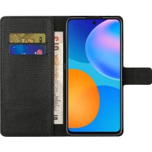 4U Sky Litchi Cilt Deri Deri Cüzdan Kılıfı Manyetik Toka Cep Telefonu Koruyucu Kabuğu Xiaomi 11T/11T Pro (Yurt Dışından)