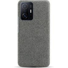 4U Sky Xiaomi Için Dayanıklı Telefon Kabuğu Bez Kaplamalı Plastik Telefon Kasası 11T Pro/xiaomi 11T-GREY (Yurt Dışından)