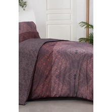 Sarev Brezno Kırmızı King Size (Battal Boy) %100 Pamuk Saten Çift Taraflı 300 Tc Nevresim Takımı