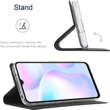 4U Sky Otomatik Kapanış Pu Deri Manyetik Stand Tasarım Telefon Kapak Kabuğu Kart Tutucu ile Xiaomi 11T/XIAOMI 11T Pro-Black (Yurt Dışından)