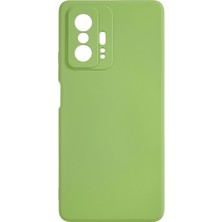 4U Sky Xiaomi 11T Pro 5G/11T 5g Ka Fiber Astar Telefon Kapağı Esnek Tpu Telefon Case-Matcha Yeşil (Yurt Dışından)