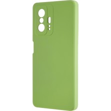 4U Sky Xiaomi 11T Pro 5G/11T 5g Ka Fiber Astar Telefon Kapağı Esnek Tpu Telefon Case-Matcha Yeşil (Yurt Dışından)