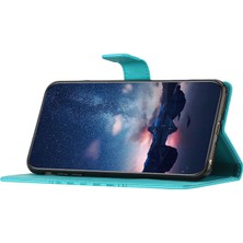 4U Sky Xiaomi 12 Pro 5G/12S Pro 5g/12 Pro (Boyut) Için Cep Telefonu Kapağı 5g, Retro Baskılı Desen Cilt Dokunuşu Hissi Flip Deri Telefon Kılıfı Cüzdan Stand-Sky Mavi (Yurt Dışından)