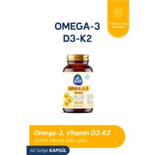 Dr.Henri Balık Yağı Içeren Omega-3 D3 & K2 Vitamin Kapsül Takviye Edici Gıda 9