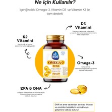 Dr.Henri Balık Yağı Içeren Omega-3 D3 & K2 Vitamin Kapsül Takviye Edici Gıda 9