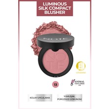 Note Luminous Silk Compact Allık 13 Deep Pink