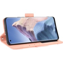 4U Sky Xiaomi Mi 11 Ultra-Pink Için Birden Çok Kart Yuvası ile Deri Cüzdan Koruyucu Kasa (Yurt Dışından)